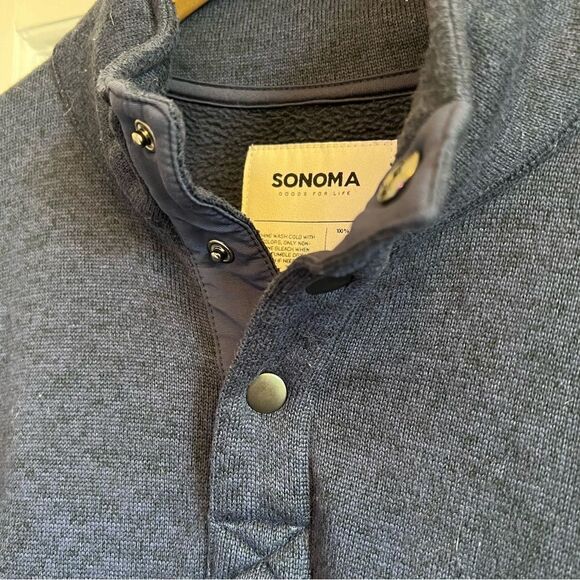 Sonoma Navy Blue Men’s Sweater - Picture 5 of 8